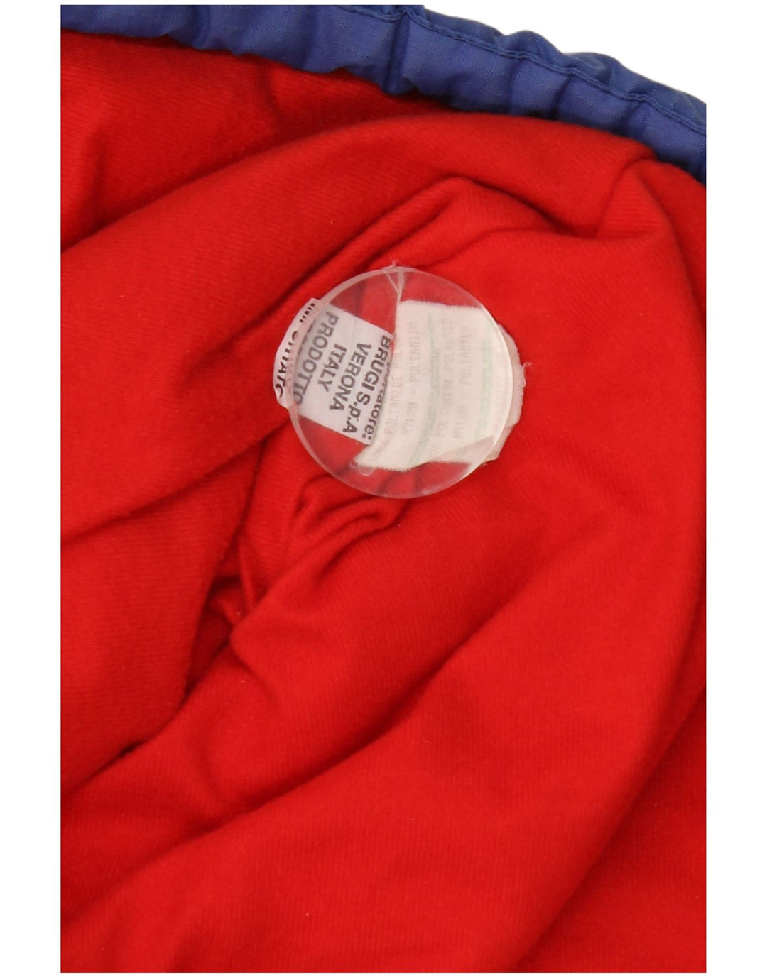 vintage Mens Graphic Pullover Ski Jacket UK 42 XL Bleu Polyamide