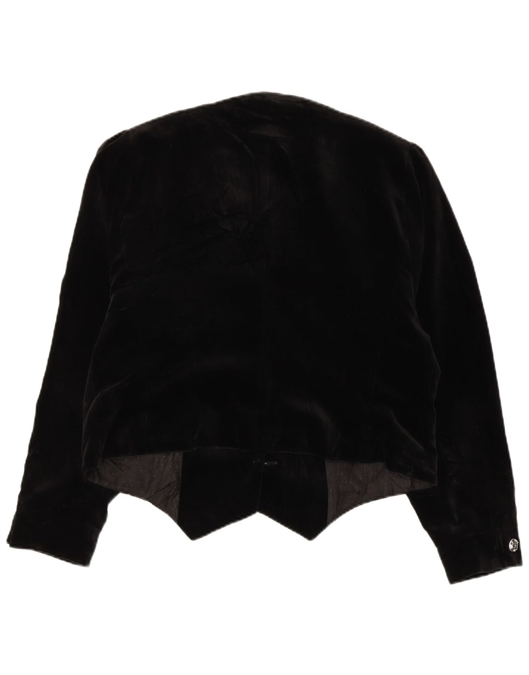 HAMMERSCHMID Veste Blazer 3 Boutons Velours Femme EU 42 Grand Coton Noir