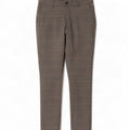 Benetton Pantalon de costume droit pour homme IT 48 Medium W34 L34 Gris pied-de-poule