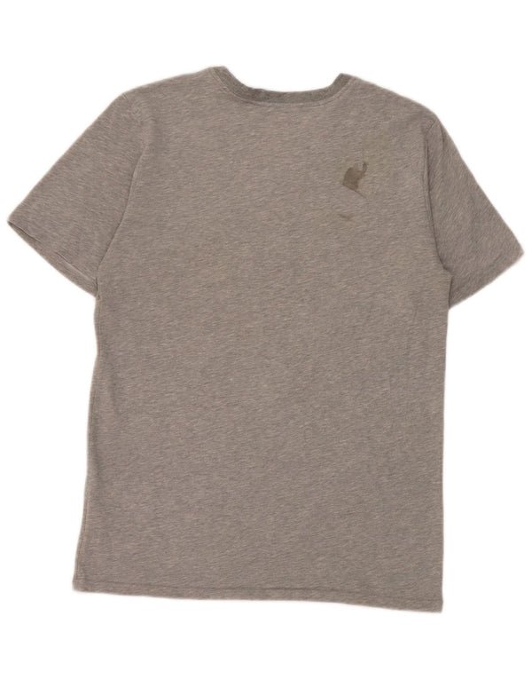 Nike Hommes Dri Fit Graphic T-Shirt Haut Petit Gris Coton