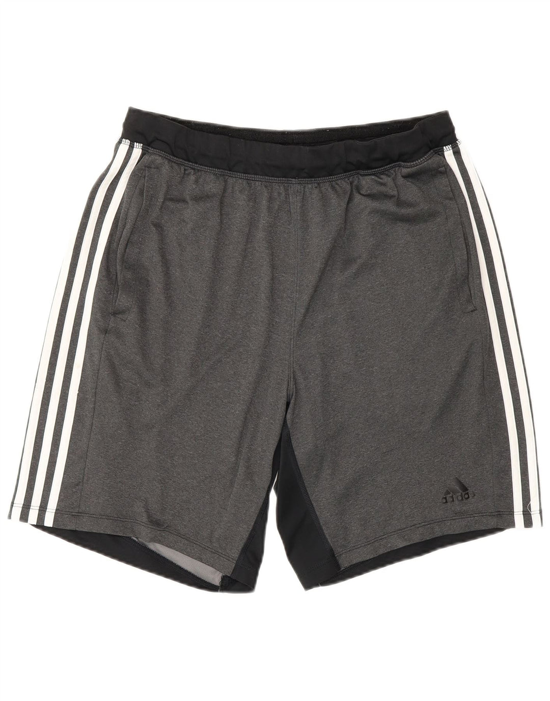 Adidas Short de sport Climalite pour homme en polyester color block Taille L