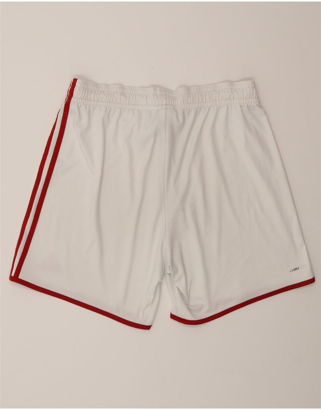 Adidas Hommes Climalite Sport Shorts Grand Blanc Polyester