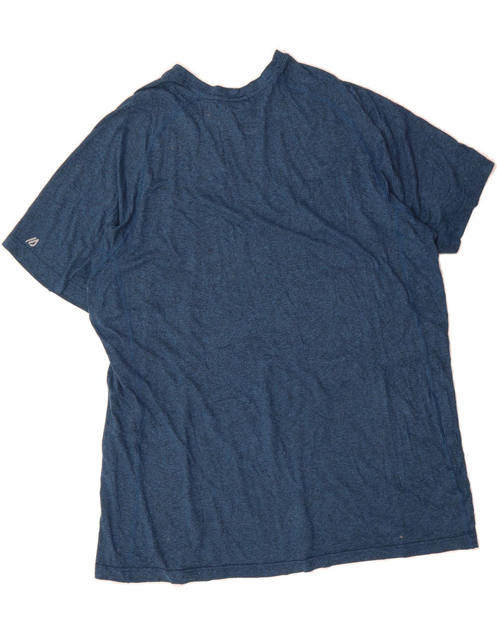 EDDIE BAUER Mens T-Shirt Top XL Blue Polyester Vintage Eddie Bauer and Second-Hand Eddie Bauer from Messina Hembry 