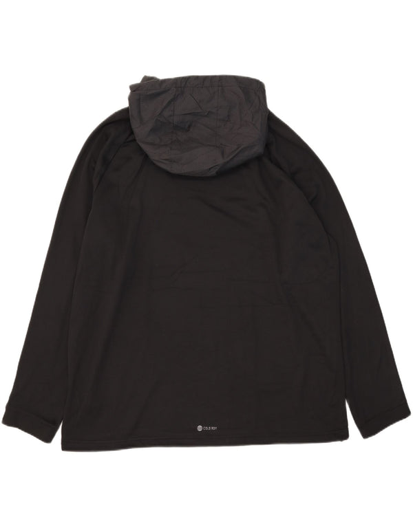 Adidas Pull à capuche Aeroready pour homme 2XL Noir Polyester