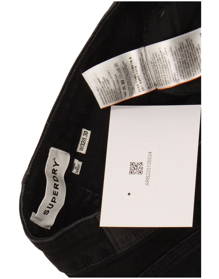 Superdry Jean Skinny W32 L30 Femme Noir Coton