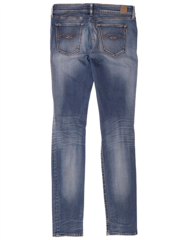 REPLAY Jean Skinny Luz W30 L34 Bleu Coton Femme