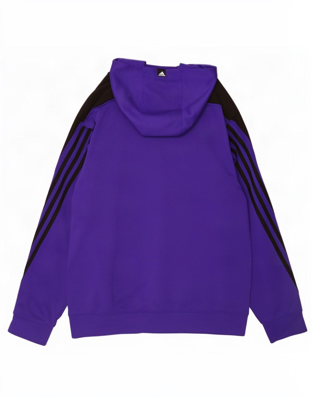 Adidas Pull à capuche pour homme Large Violet Colourblock Polyester