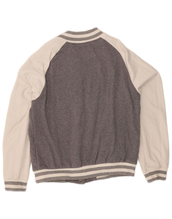 Converse Veste de survêtement Varsity pour femme UK 44 Gris moyen Colourblock