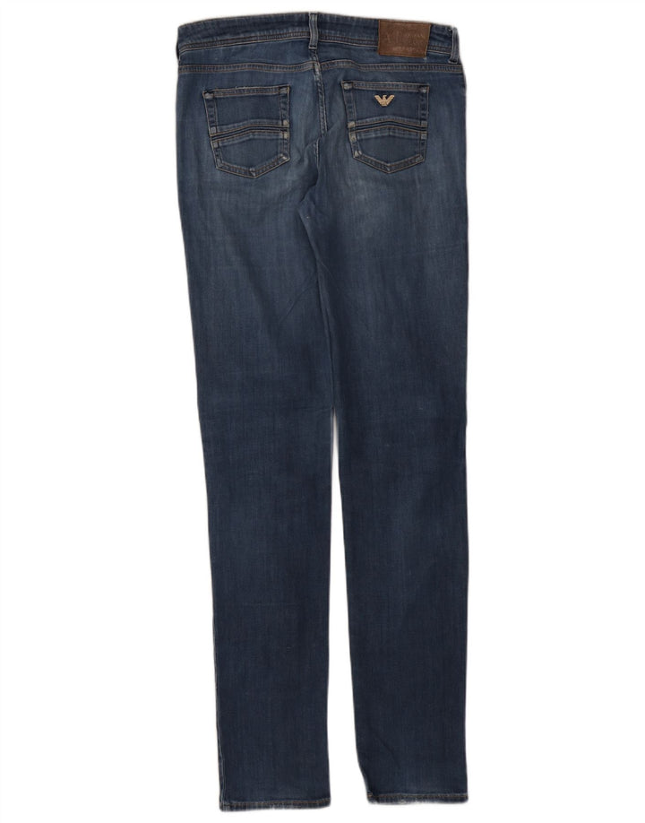 ARMANI Femme Jean Slim W31 L34 Bleu Coton