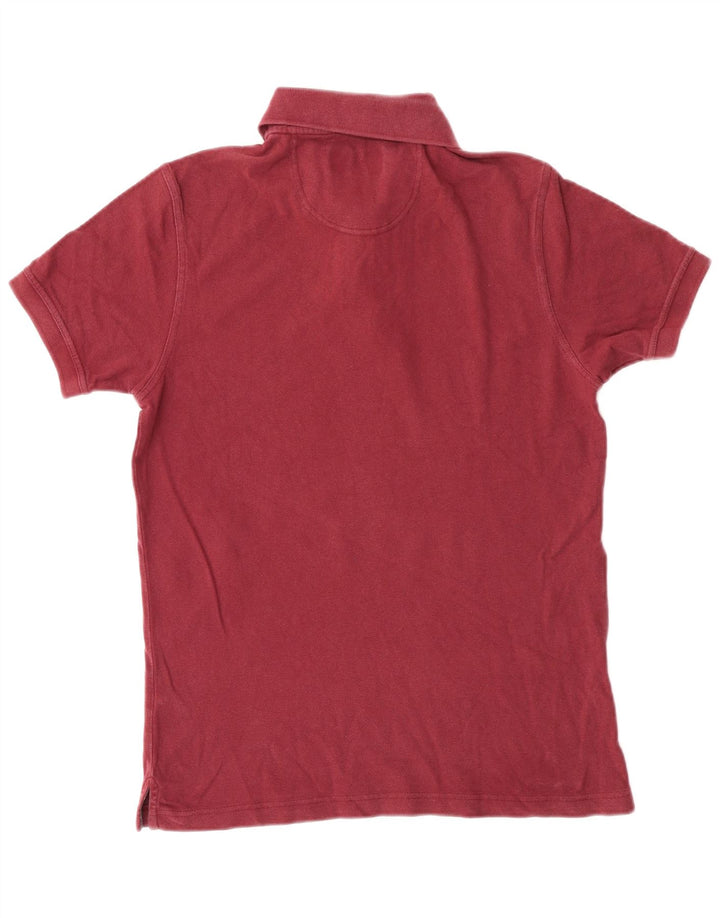 Barbour Polo Homme Petit Coton Bordeaux