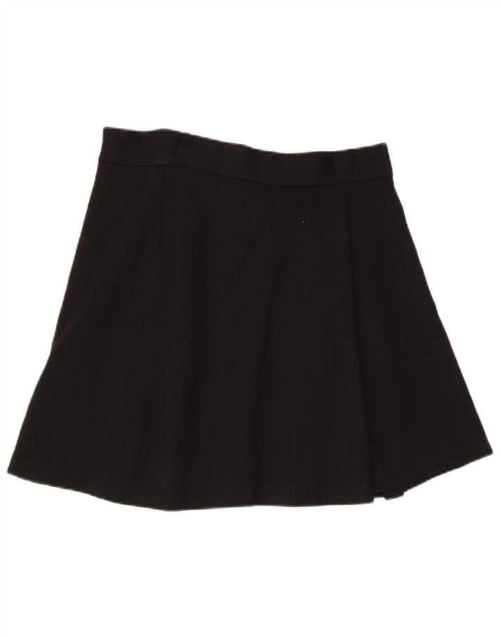Benetton Femme Mini Jupe W32 Large Noir