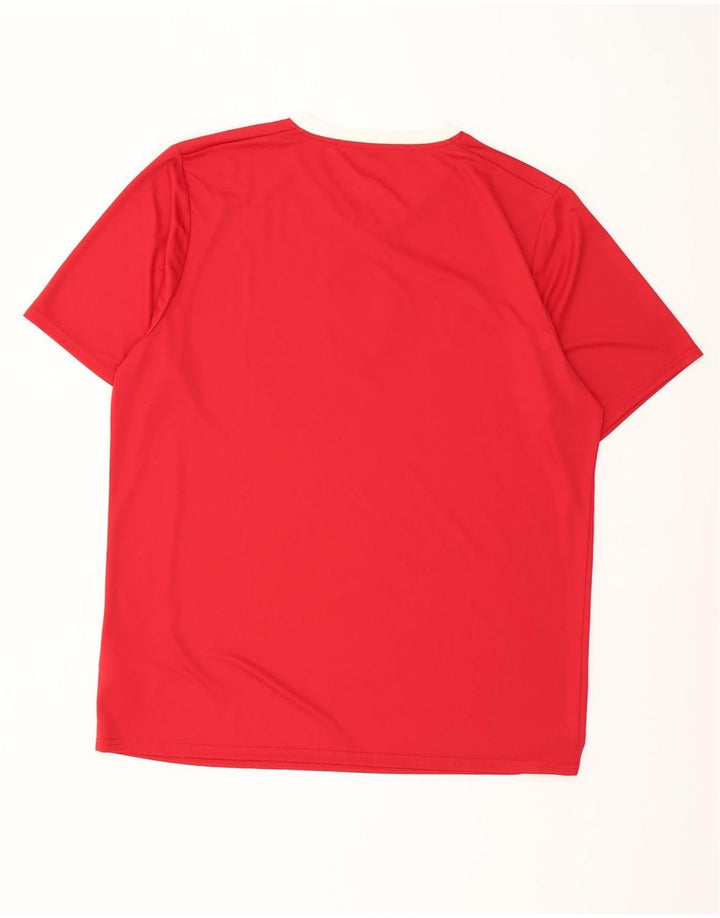 Puma T-Shirt Graphique République Tchèque Homme XL Rouge Polyester