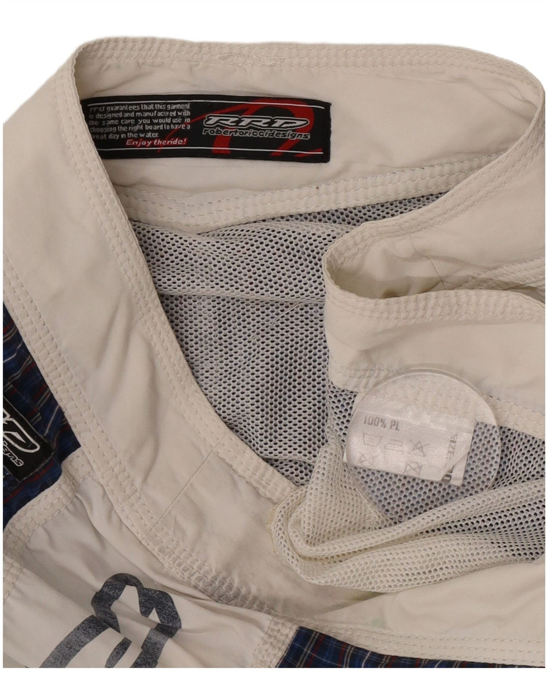 RRD Short de Bain Graphique Homme Bleu Marine Moyen Polyester Colorblock