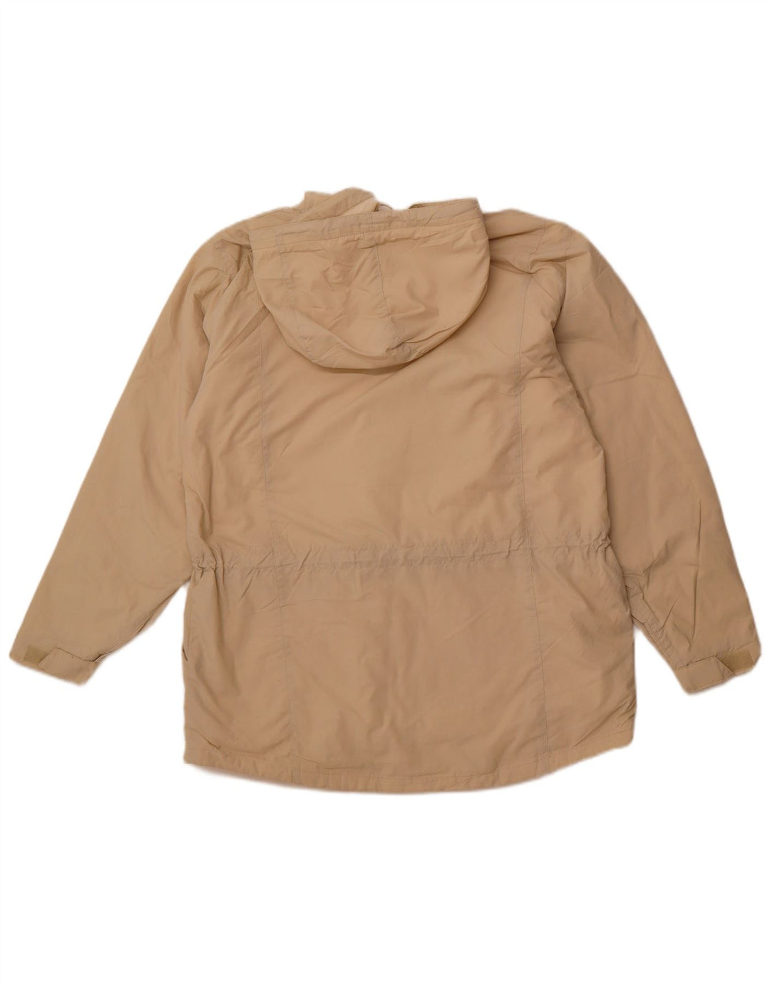 EDDIE BAUER Veste coupe-vent à capuche pour homme UK 38 Nylon beige moyen