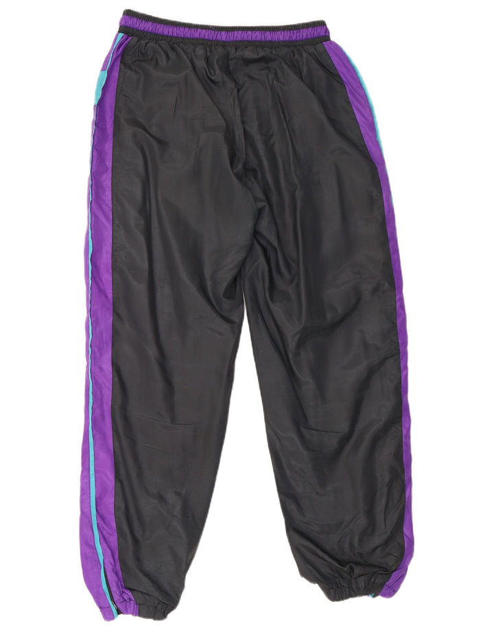 Pantalon de survêtement vintage pour homme Joggers Medium Black Colourblock