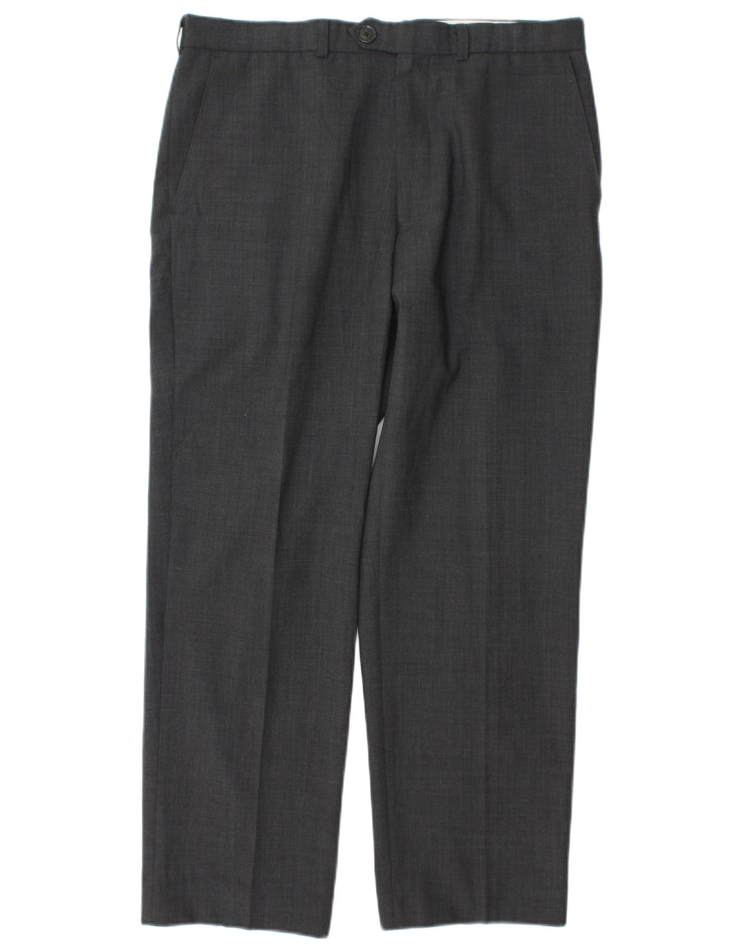 Marks & Spencer Pantalon de Costume Homme W34 L29 Gris Polyester