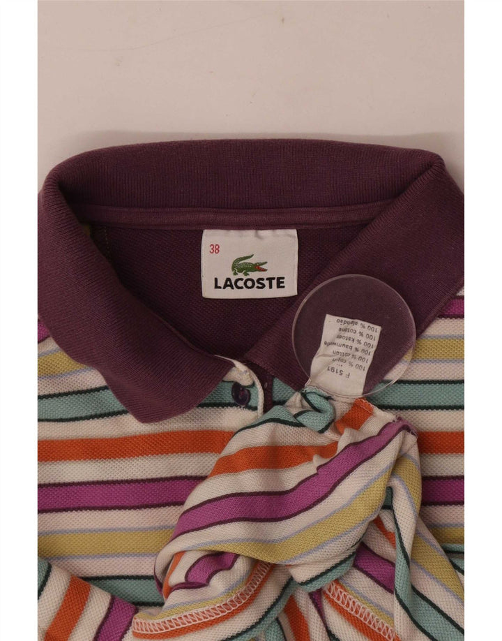 Lacoste Womens Regular Polo Taille 38 Moyen Multicolore Rayé