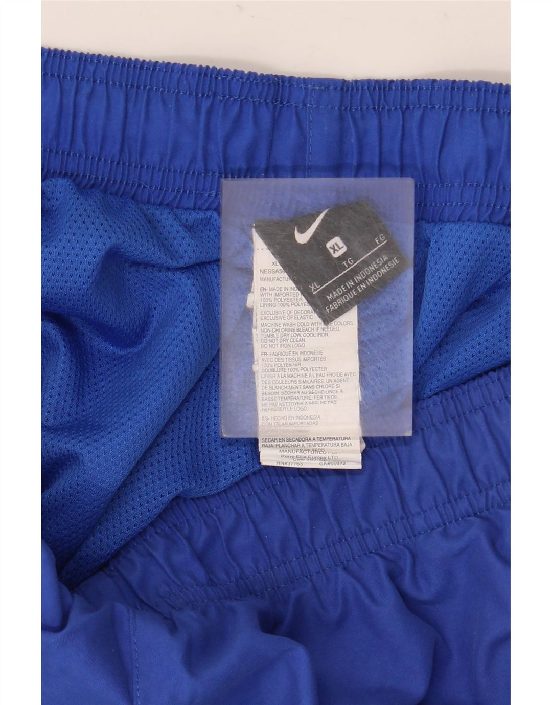 Nike Short de sport pour homme XL Bleu Polyester