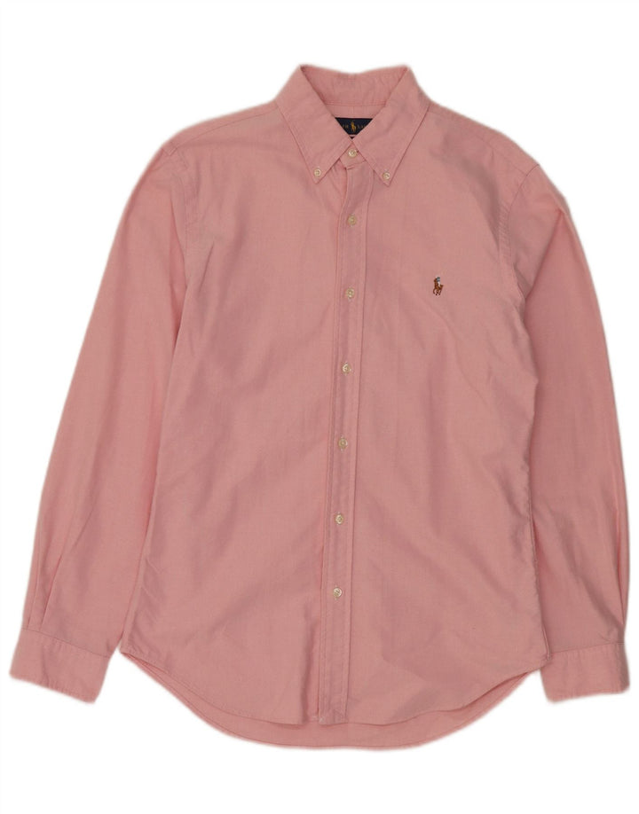 RALPH LAUREN Chemise Slim Fit Homme Rose Moyen Coton