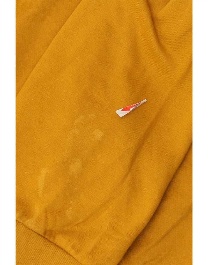 Zara Sweat-shirt surdimensionné pour femme UK 10 Petit Jaune