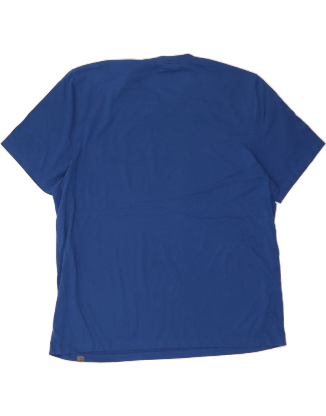 L.L.BEAN Mens Slightly Fitted Graphic T-Shirt Top XL Blue Polyester Vintage L.L.Bean and Second-Hand L.L.Bean from Messina Hembry 