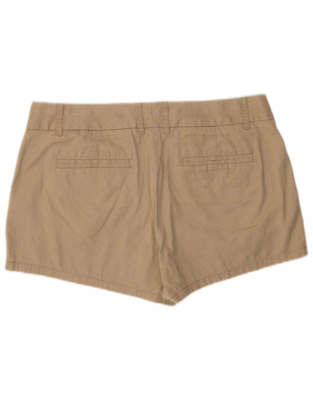 J. Crew Short chino cassé pour femme US 10 Large W34 Coton beige