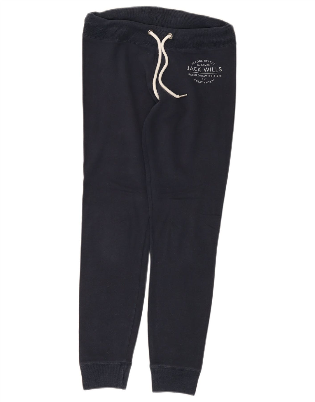 JACK WILLS Pantalon de survêtement coupe skinny pour femme UK 6 XS Bleu marine