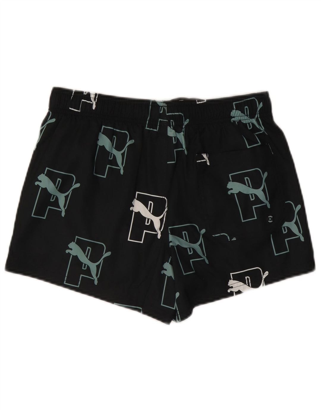 Puma Short de Sport Graphique Homme Petit Noir Polyester Sports