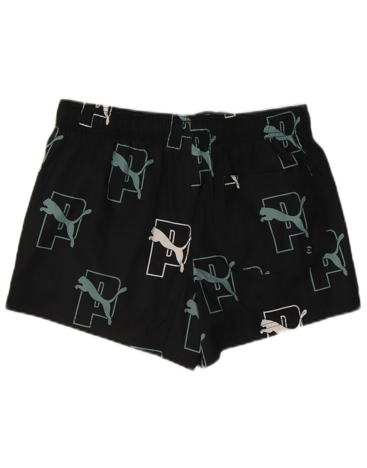 Puma Short de Sport Graphique Homme Petit Noir Polyester Sports