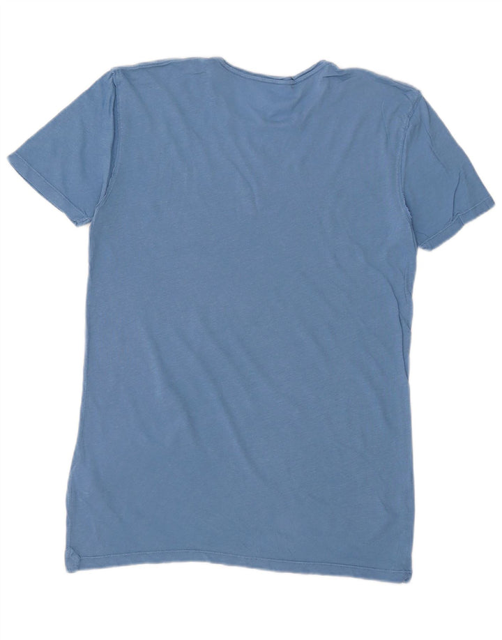 All Saints T-Shirt Homme Petit Bleu Coton