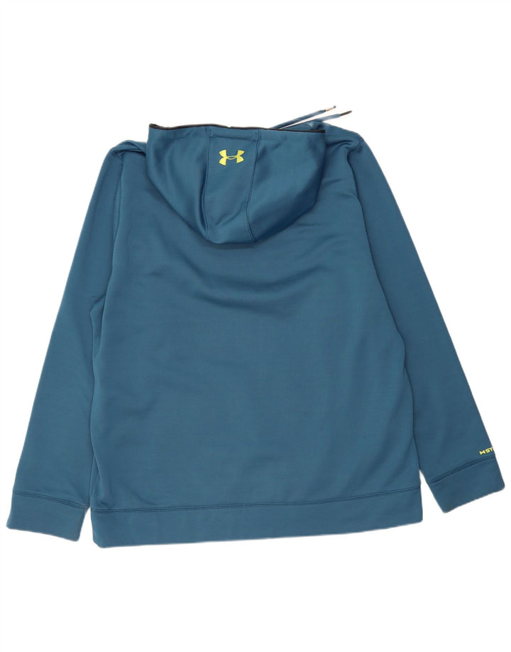 UNDER ARMOUR Pull à capuche graphique Heat Gear pour homme 2XL Bleu