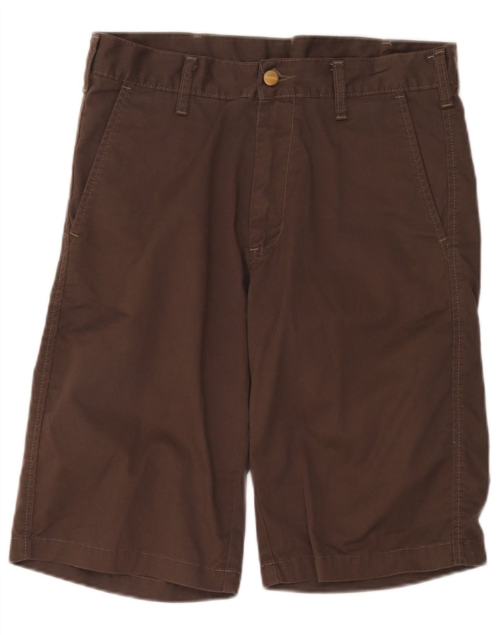 Carhartt Short Chino Regular Homme W32 Marron Moyen Polyester