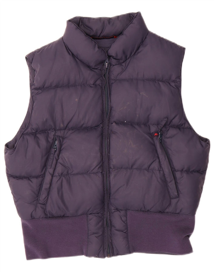 Kappa Gilet rembourré pour femme UK 16 Large Bleu Marine Polyamide