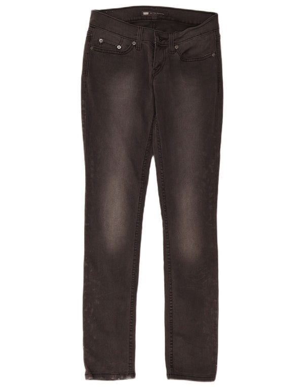 Levi's Jean 524 Super Low Skinny Femme Gris Coton W29 L32