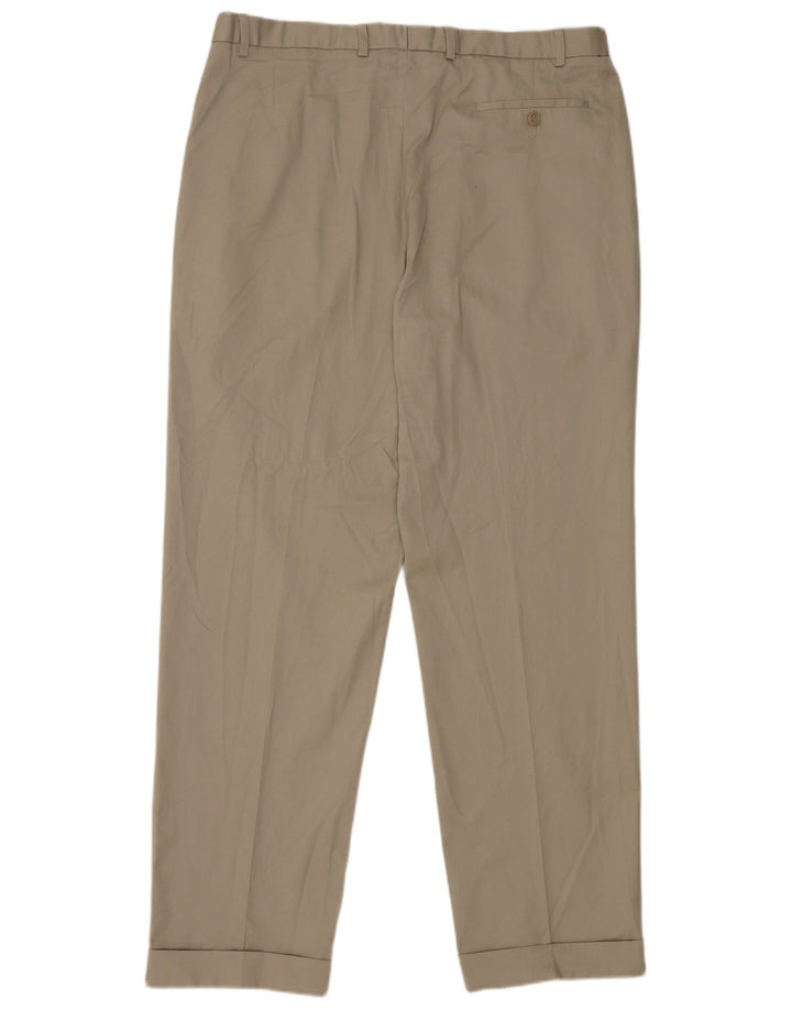 Marks & Spencer Pantalon de costume pour homme W38 L33 Beige Polyester