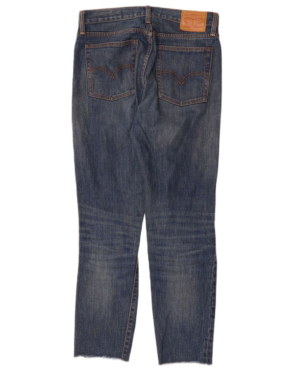 Levi's Jean Droit Taille Haute Femme White Oak W28 L28 Coton Bleu