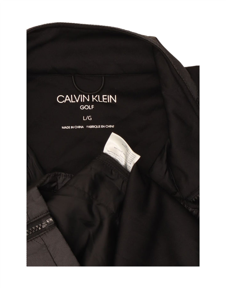 Calvin Klein Veste de survêtement pour homme en nylon noir Taille L