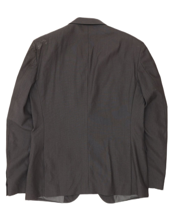 Calvin Klein Veste blazer à 2 boutons pour homme IT 52 XL Gris laine