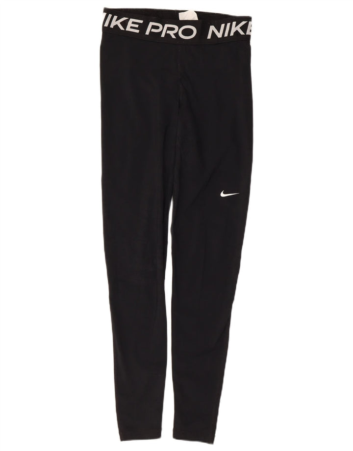 Nike Legging graphique pour femme UK 8 Small Noir Polyester