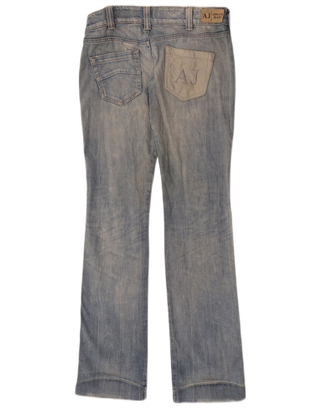 Armani Femme Jean Droit W26 L34 Bleu