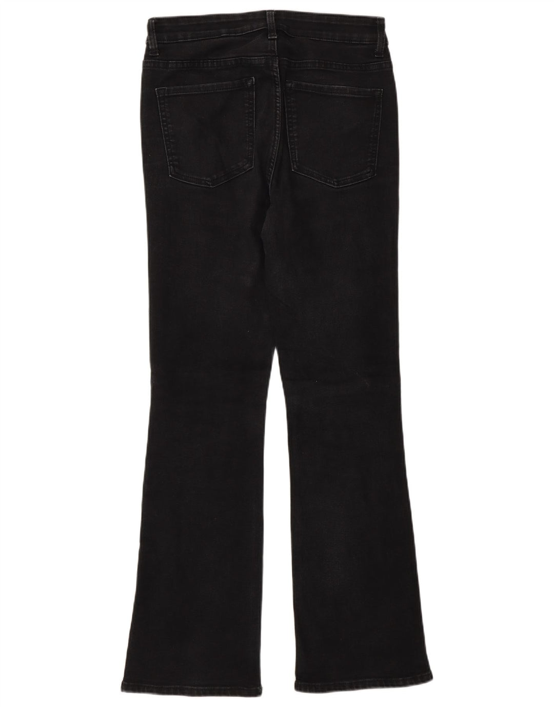 Marks & Spencer Jean évasé pour femme UK 10 Small W26 L30 Coton gris