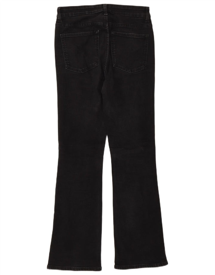 Marks & Spencer Jean évasé pour femme UK 10 Small W26 L30 Coton gris