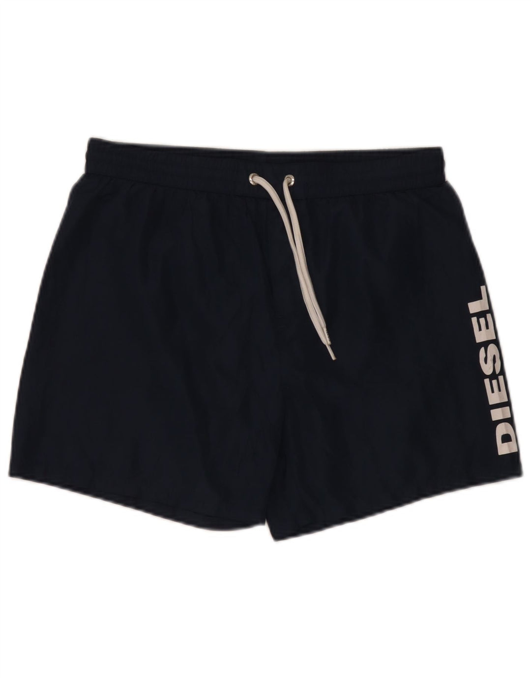 Diesel Short de Bain Graphique Homme Bleu Marine Moyen Polyester