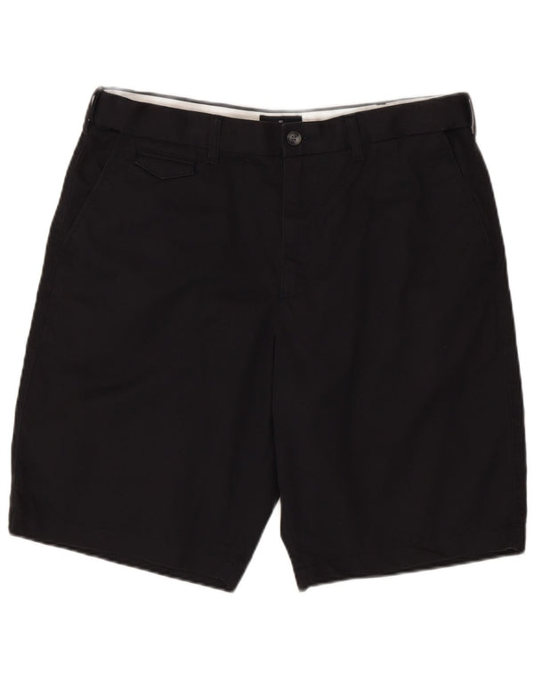 Marks & Spencer Short Chino Homme W36 Large Bleu Marine Coton