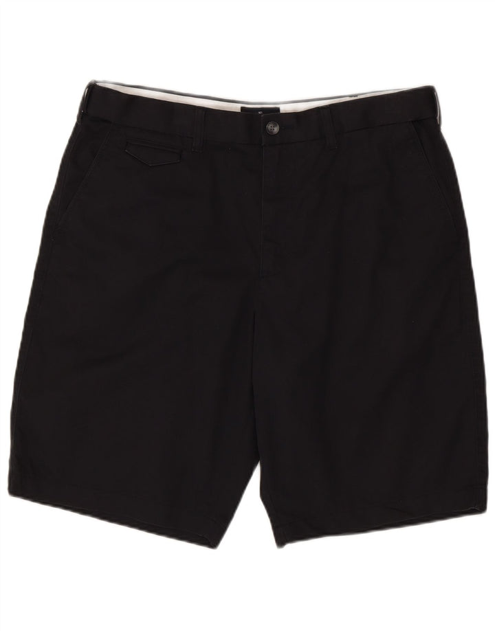 Marks & Spencer Short Chino Homme W36 Large Bleu Marine Coton