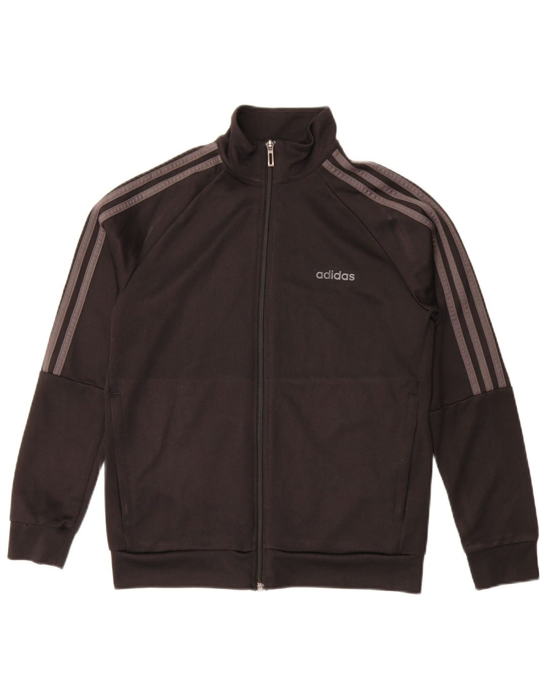 Veste de survêtement Adidas Garçon Climalite 13-14 ans Noir Polyester