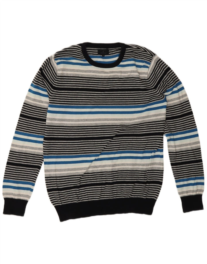 Jack & Jones Pull Col Ras Du Cou Rayé Multicolore Moyen Homme