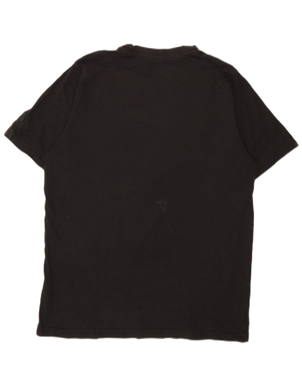 Adidas Mens Regular Graphic T-Shirt Top Noir Moyen