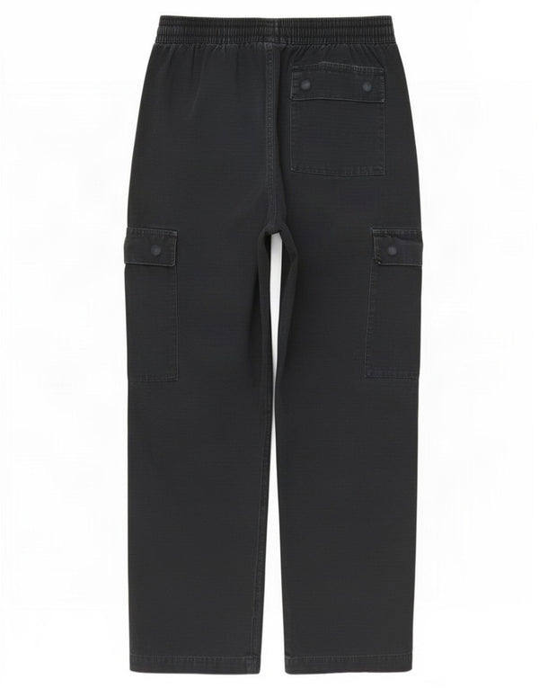 Nike Pantalon cargo droit pour homme Medium W30 L28 Bleu marine en coton rayé