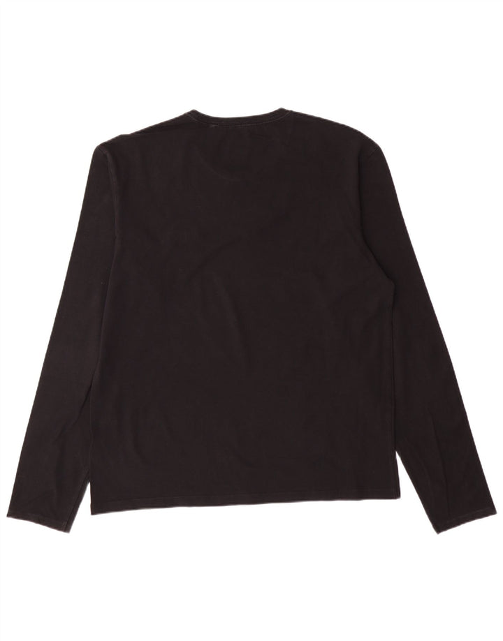 GUESS Haut Homme Manches Longues XL Noir Coton